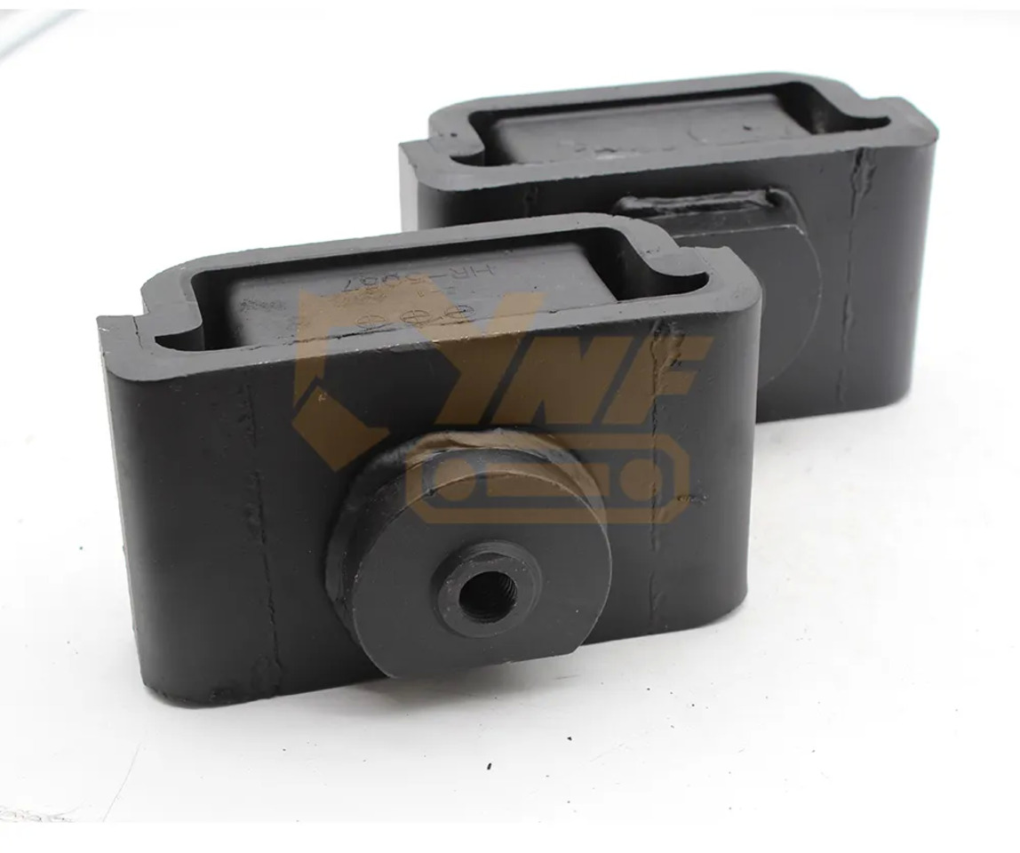 Motorsteun YNF Excavator Engine Parts EX200 EX200-2 Engine Rear Rubber Mount HR-5057 4127808 Rubber Mountings: afbeelding 2