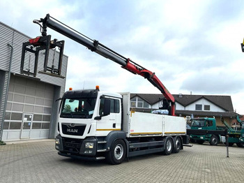 Vrachtwagen met open laadbak MAN TGS