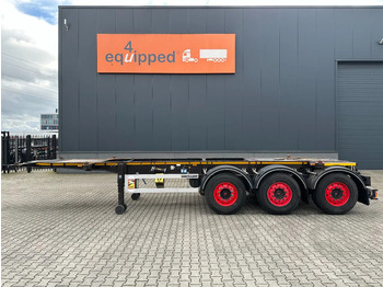 Containertransporter/ Wissellaadbak oplegger Burg 20FT ADR (EX/II, EX/III, FL, AT), Leergewicht : 3.690kg, SAF INTRADISC, 2x Liftachse, NL-Chassis, , APK/ADR: 10-2025: afbeelding 2