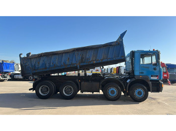 Kipper vrachtwagen MAN 35.364 (STEEL SUSP. / 6 CYLINDER / BIG AXLE / EURO 2 / MEILLER TIPPER): afbeelding 4