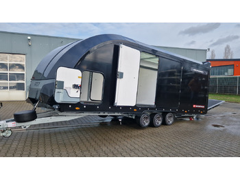 Autotransport aanhangwagen BJT Race Transporter 7 397-6023-35-3-10-B 600x228x189cm black Alufelgen Tridem 3500kg: afbeelding 3