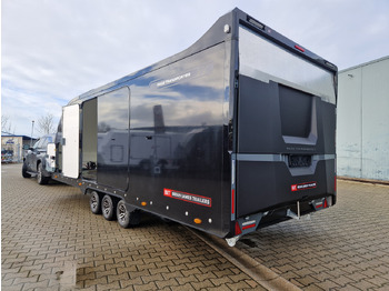 Autotransport aanhangwagen BJT Race Transporter 7 397-6023-35-3-10-B 600x228x189cm black Alufelgen Tridem 3500kg: afbeelding 4