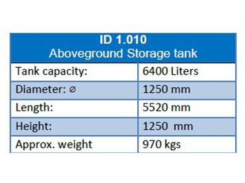 Brandstoftank voor Vrachtwagen de Visser Used 6400 L (3,2 ton) Gastanks - Gas, Gaz, LPG, GPL, Propane, Butane Tank Aboveground Used gastanks ID 1.010 ( Flexible options: Wholesale in a trailer/ Retail): afbeelding 2