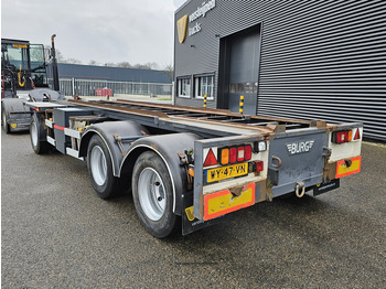 Containertransporter/ Wissellaadbak aanhangwagen Burg BPA 10-18 ARXXX / LIFT AXLE / CONTAINER: afbeelding 5