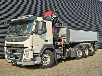 Kipper vrachtwagen, Kraanwagen Volvo FM 460 8x2 HMF 26 t/m: afbeelding 3