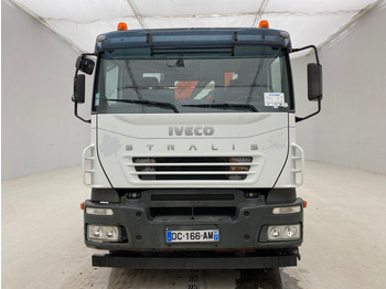 Kipper vrachtwagen, Kraanwagen Iveco Stralis 270: afbeelding 3