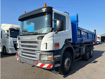 Kipper vrachtwagen Scania P380 6X4 Steelsuspension Hub reduction Bordmatic: afbeelding 3