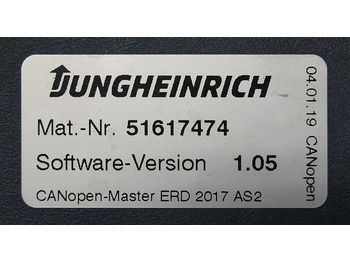 ECU voor Intern transport Jungheinrich 51226801 | Rij/hef/stuur regeling  drive/lift/steering controller A Rij/hef/stuur regeling  drive/lift/steering controller AS2412 i S index C  Sw 1,05 51617474 sn. S1AX10017468 from ERD220 year 2019: afbeelding 3