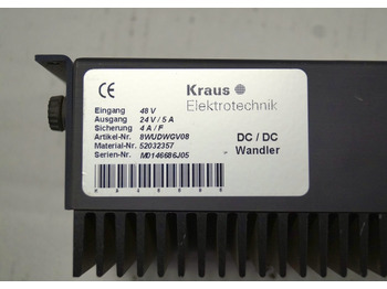 Elektrisch systeem voor Intern transport Jungheinrich 52032357 | Omvormer Transformer 48V -> 24V/5A for EKS310 sn. M01 Omvormer Transformer 48V -> 24V/5A for EKS310 sn. M0146686J05: afbeelding 3 Elektrisch systeem voor Intern transport Jungheinrich 52032357 | Omvormer Transformer 48V -> 24V/5A for EKS310 sn. M01 Omvormer Transformer 48V -> 24V/5A for EKS310 sn. M0146686J05: afbeelding 3