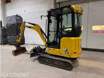 Minigraafmachine 2022 Cat 301.8 minigraver med 3 skuffer: afbeelding 3