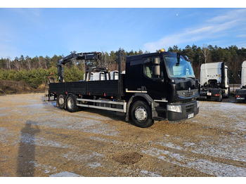 Vrachtwagen met open laadbak, Kraanwagen Renault Premium 380DXI EEV / CRANE HIAB 122B-2 DUO / 2013: afbeelding 2