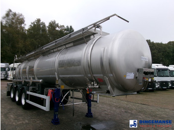 Tankoplegger Parcisa Chemical tank inox L4BH 21.2 m3 / 1 comp + pump / ADR 24/02/24: afbeelding 2