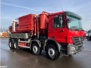 Vacuümwagen Mercedes-Benz Actros 4141 8x4 Kroll Saug/Spul aufbau: afbeelding 5