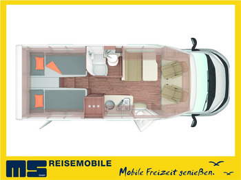 Nieuw Half integraal camper Weinsberg CARACOMPACT 600 MEG EDITION PEPPER /-MODELL 2025: afbeelding 3