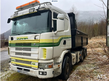 Kipper vrachtwagen SCANIA R124