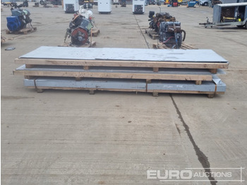 Bouwmaterieel Corrugated Roofing Sheets (2 Pallets of), 4' x 10' Metal Sheets (1 Pallet of): afbeelding 2