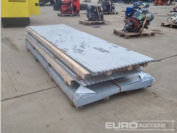 Bouwmaterieel Corrugated Roofing Sheets (2 Pallets of), 4' x 10' Metal Sheets (1 Pallet of): afbeelding 3