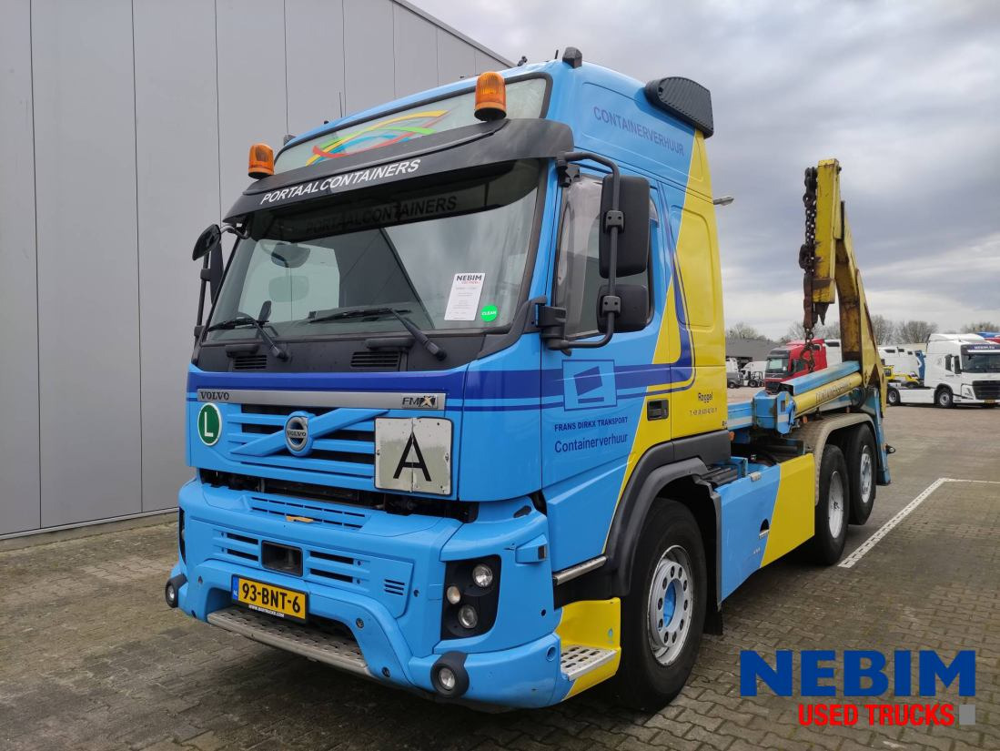 Containertransporter/ Wissellaadbak vrachtwagen Volvo FMX 460 6x2 - Meier Ratio 18T - Container system: afbeelding 17