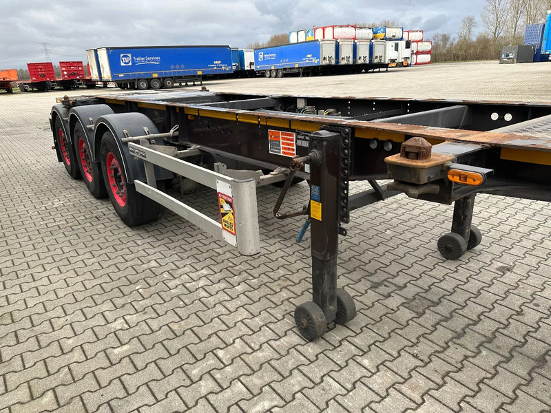 Containertransporter/ Wissellaadbak oplegger Burg 20FT ADR (EX/II, EX/III, FL, AT), Leergewicht : 3.690kg, SAF INTRADISC, 2x Liftachse, NL-Chassis, , APK/ADR: 10-2025: afbeelding 12