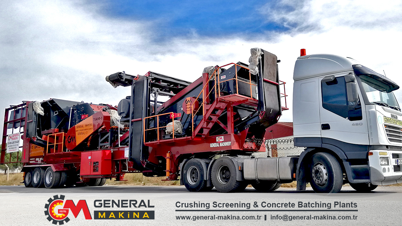 Nieuw Mobiele breker GENERAL MAKİNA Mobile Crushers For Sale: afbeelding 8