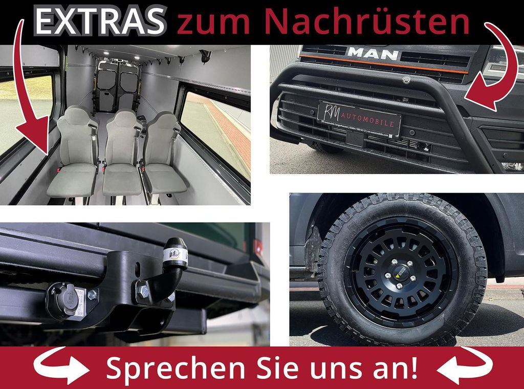 Gesloten bestelwagen MAN TGE 3.180 L3H3 Kasten 4x4 DIFF NAV ACC STANDH: afbeelding 37