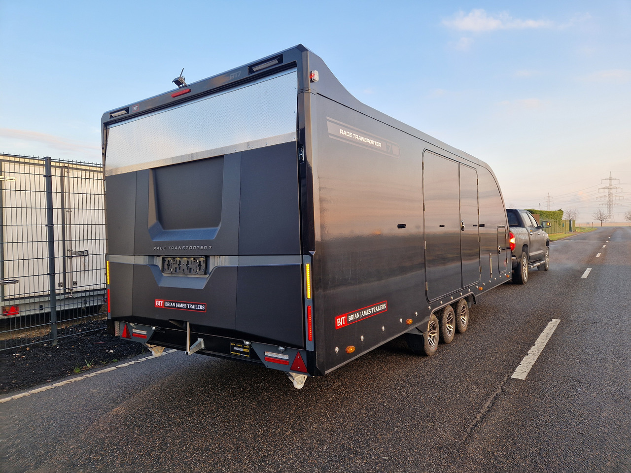 Autotransport aanhangwagen BJT Race Transporter 7 397-6023-35-3-10-B 600x228x189cm black ASR Kamera Alufelgen Tridem 3500: afbeelding 15