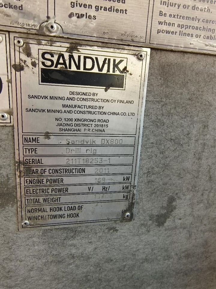 Boormachine Sandvik DX800: afbeelding 11