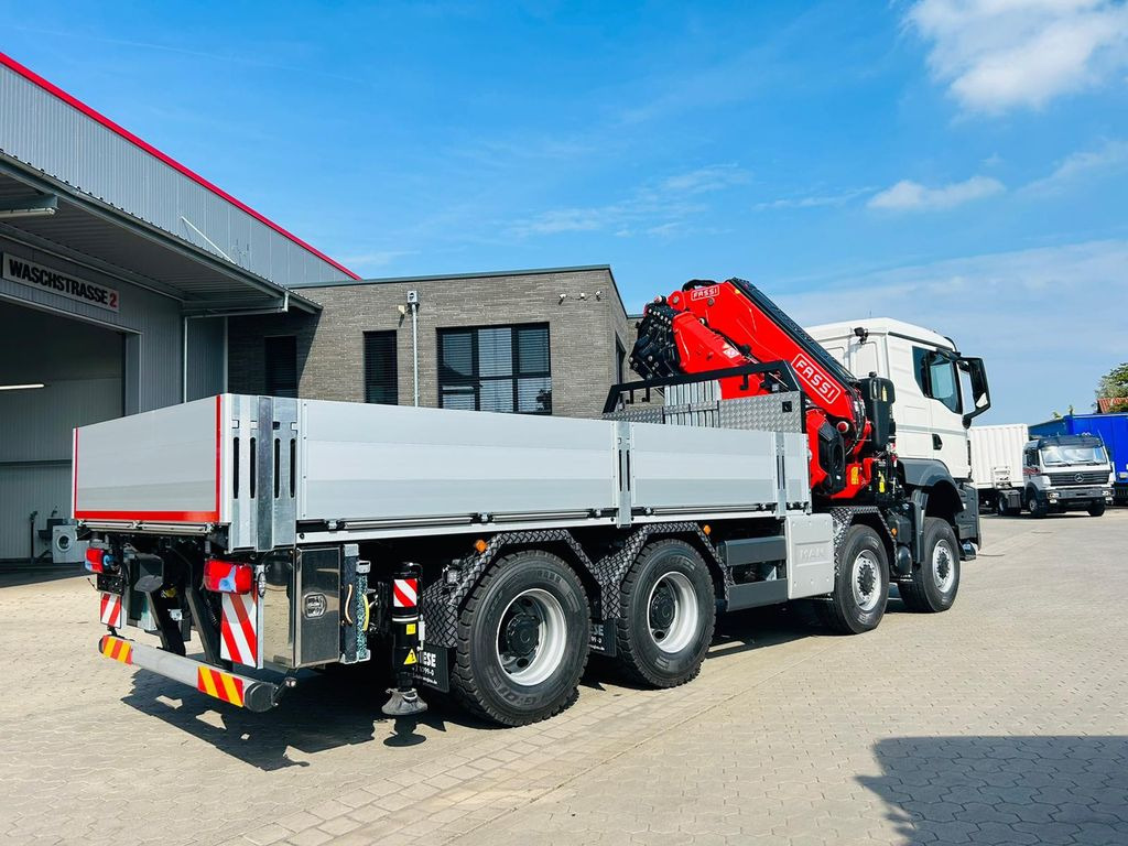 Nieuw Kraanwagen, Vrachtwagen met open laadbak MAN TGS 41.520 8x8 mit Fassi Ladekran F710RA.2.26: afbeelding 7