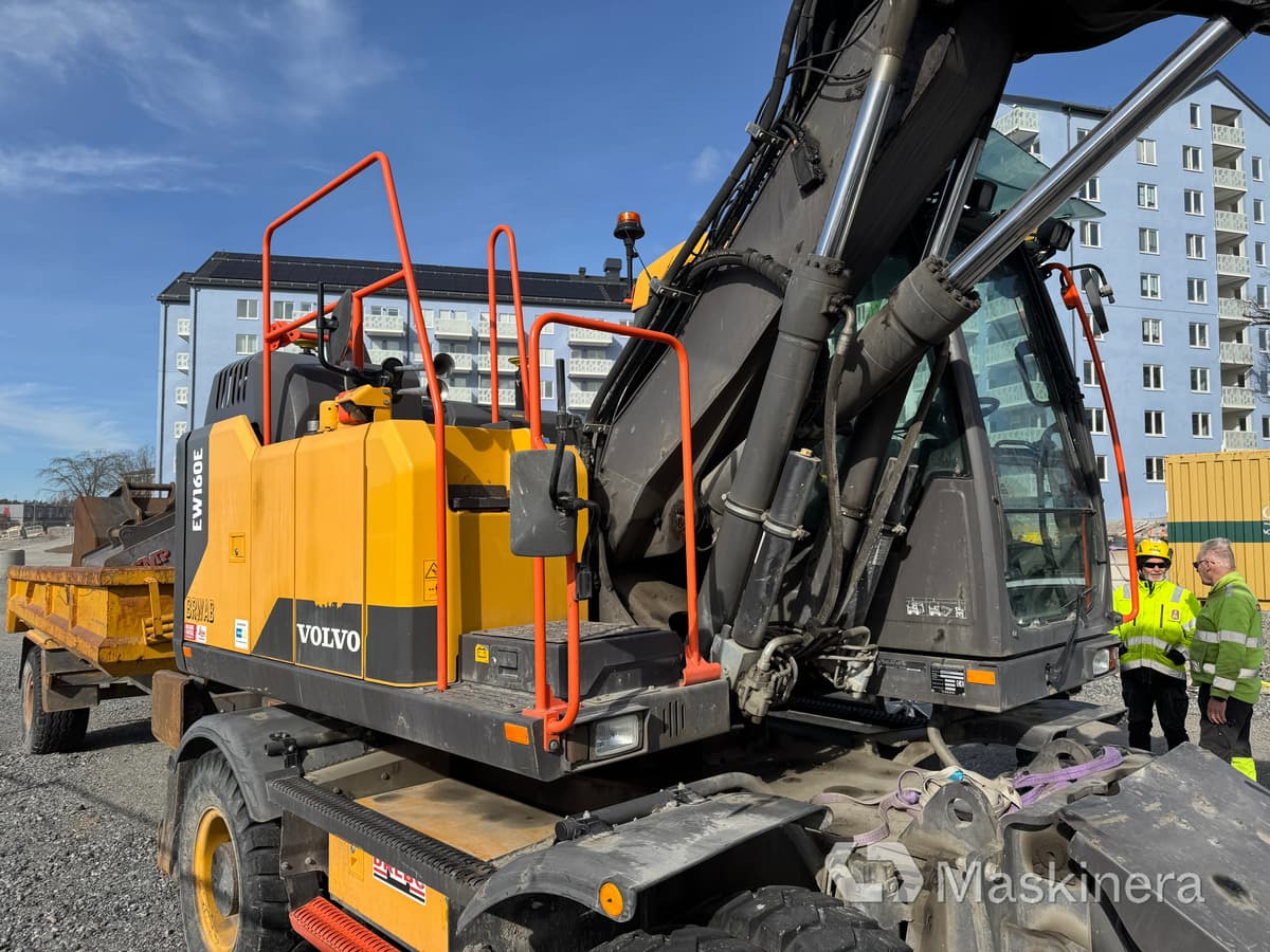 Mobiele graafmachine Hjulgrävare Volvo EW160E med tillbehör: afbeelding 15