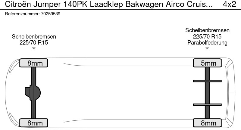 Bestelwagen gesloten laadbak Citroën Jumper 140PK Laadklep Bakwagen Airco Cruise Camera Meubelbak Koffer Gesloten laadbak Airco: afbeelding 20