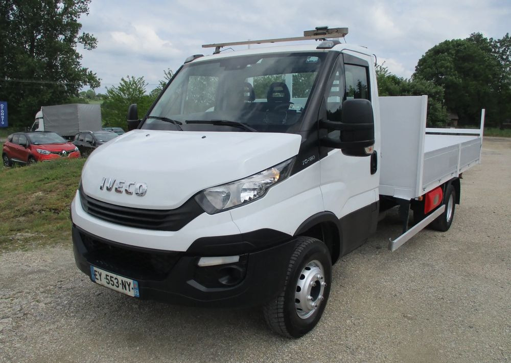 Vrachtwagen met open laadbak Iveco Daily 3.0 na bliźniaku 70C18 skrzynia, laweta, rama, HDS, 70-180 kiper: afbeelding 7