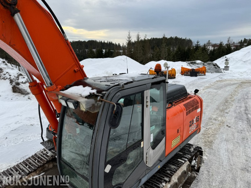 Leasing  2006 Hitachi ZX280LC-3 Gravemaskin - Beltegraver - Engcon tiltrotator 2006 Hitachi ZX280LC-3 Gravemaskin - Beltegraver - Engcon tiltrotator: afbeelding 11