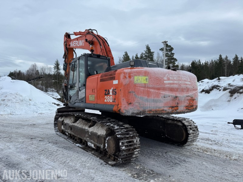 Leasing  2006 Hitachi ZX280LC-3 Gravemaskin - Beltegraver - Engcon tiltrotator 2006 Hitachi ZX280LC-3 Gravemaskin - Beltegraver - Engcon tiltrotator: afbeelding 7