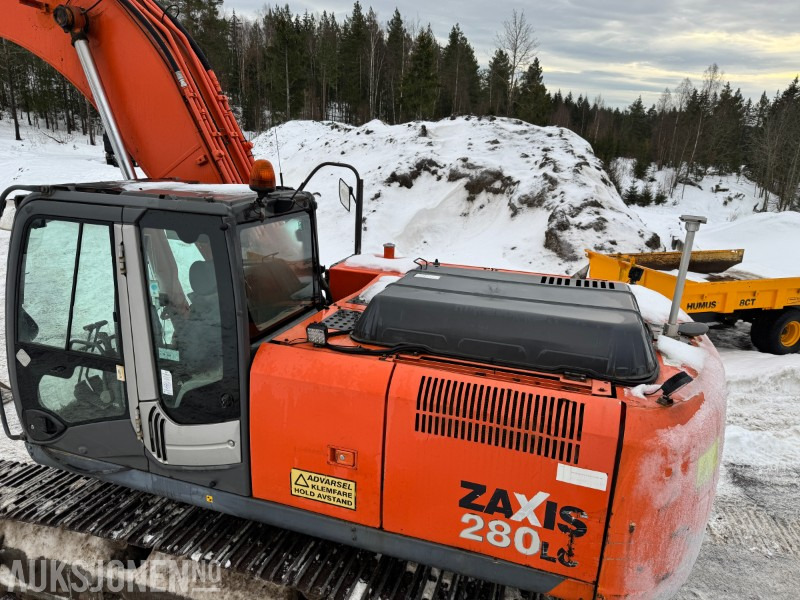 Leasing  2006 Hitachi ZX280LC-3 Gravemaskin - Beltegraver - Engcon tiltrotator 2006 Hitachi ZX280LC-3 Gravemaskin - Beltegraver - Engcon tiltrotator: afbeelding 10