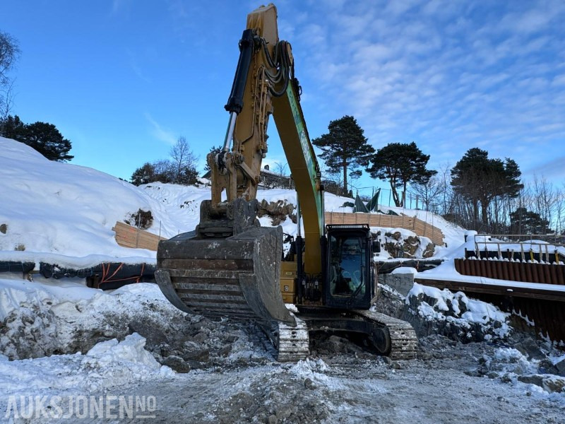 Graafmachine 2018 Cat 323FL Z-Line - Elektrisk gravemaskin med R8 Rototilt - Sentralsmøring - 3 skuffer - Makin 3D GPS Maskinstyring: afbeelding 10