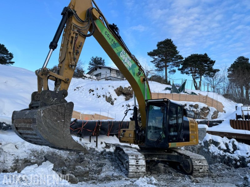 Graafmachine 2018 Cat 323FL Z-Line - Elektrisk gravemaskin med R8 Rototilt - Sentralsmøring - 3 skuffer - Makin 3D GPS Maskinstyring: afbeelding 9