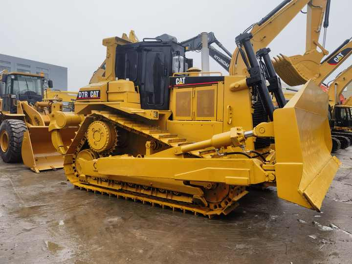 Bulldozer 90% new Second Hand Construction Machinery Caterpillar D7R used cat d7r caterpillar bulldozer in stock: afbeelding 6