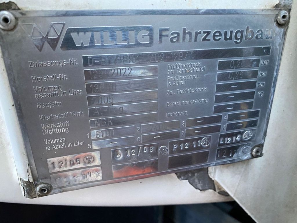 Tankwagen MAN TGA 18.390 Tankfahrzeug WilliG Aufbau: afbeelding 23