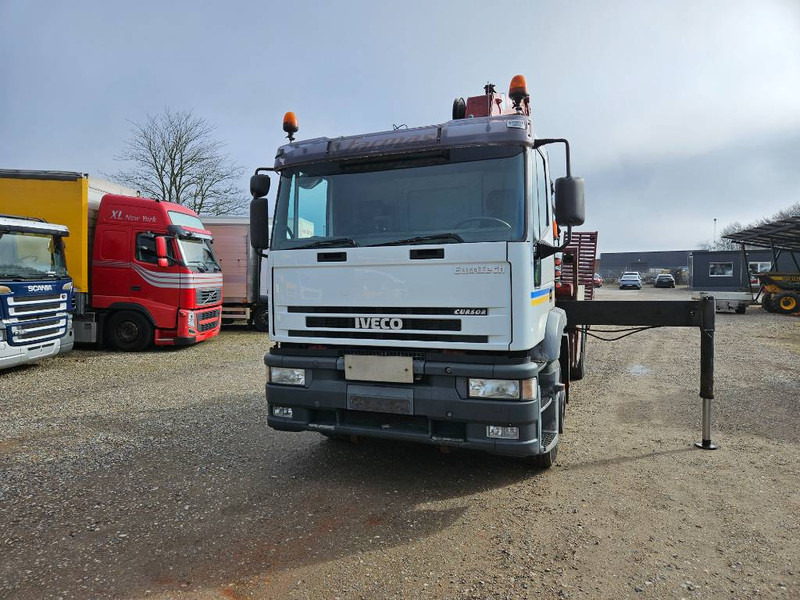 Autovrachtwagen vrachtwagen Iveco Eurotech 6x2 // Machinetransport // HMF 1483 K3: afbeelding 11