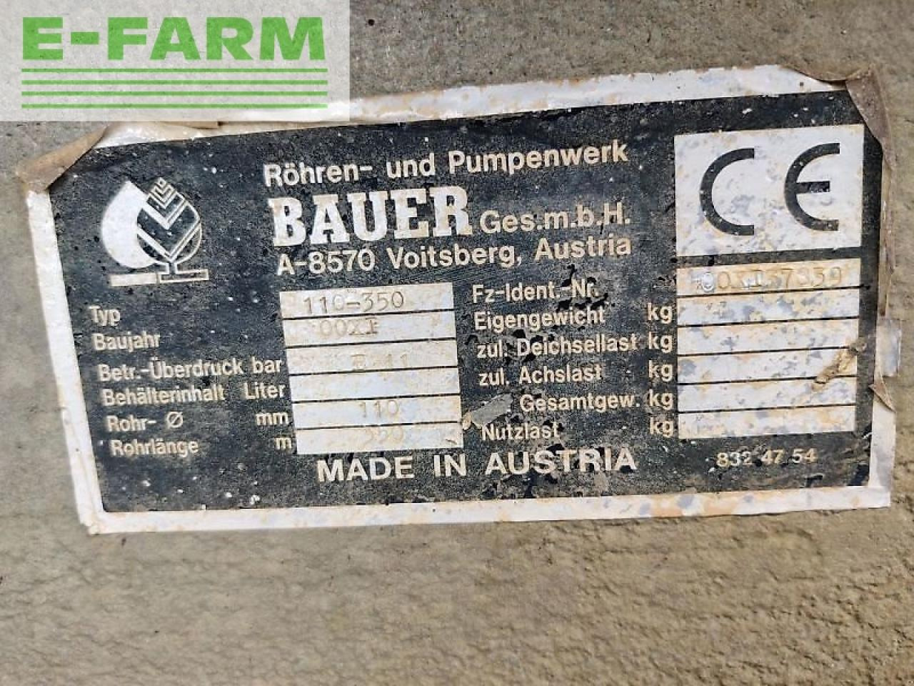 Irrigatiesysteem Bauer e 11 110/350: afbeelding 6