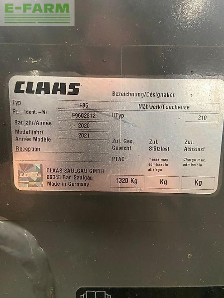 Maaimachine CLAAS disco 9200c inkl. disco 3200fc: afbeelding 11