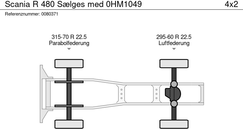 Trekker Scania R 480 Sælges med 0HM1049: afbeelding 16