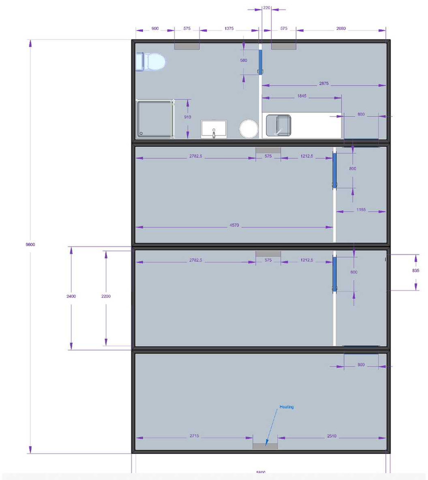 Wooncontainer Container house (4x): afbeelding 31