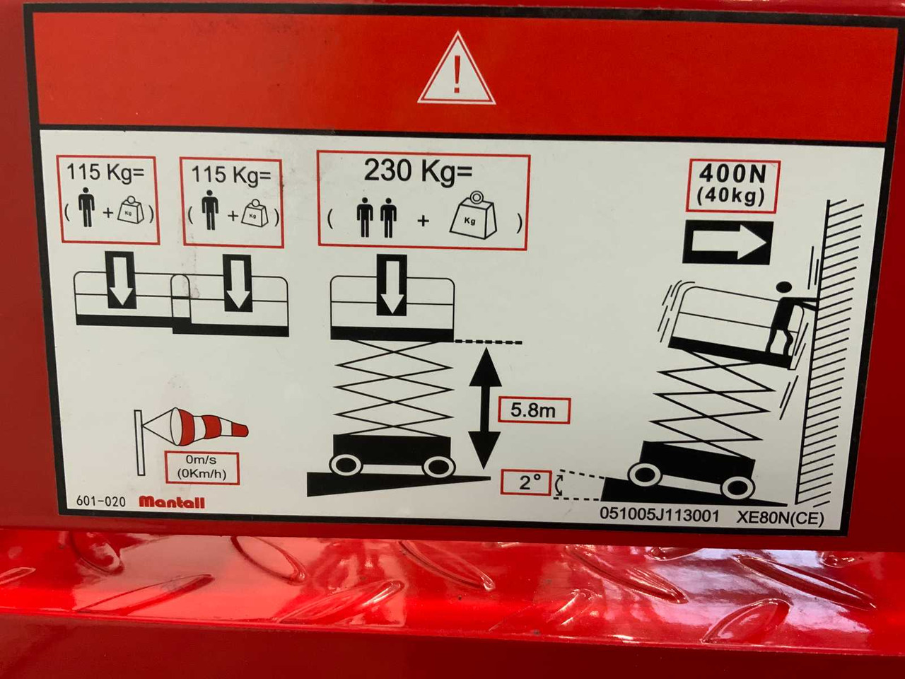 Hoogwerker Mantall XE80N: afbeelding 21