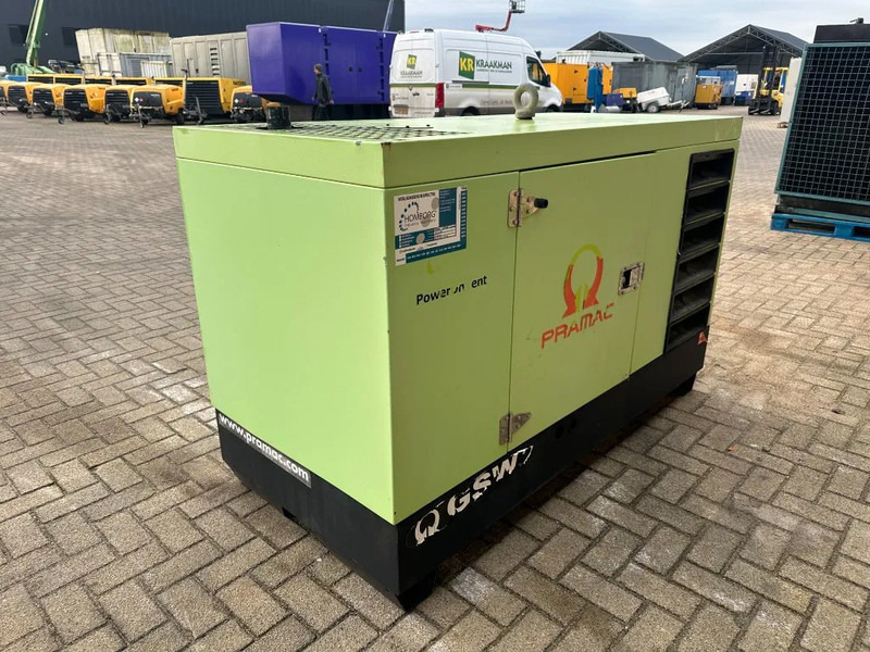 Industrie generator Pramac GSW22 Yanmar Mecc Alte Spa 22 kVA Silent generatorset: afbeelding 8