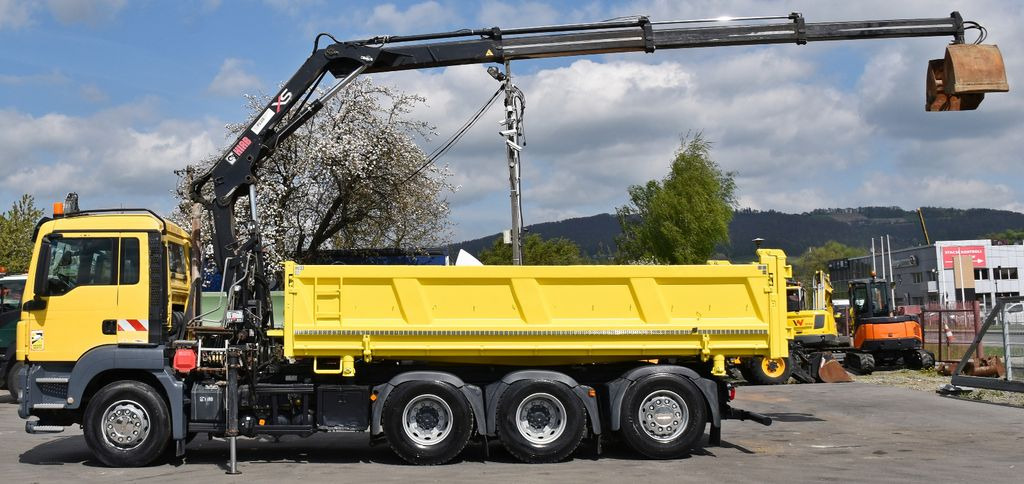 Kipper vrachtwagen, Kraanwagen MAN TGS 35.440 * HIAB 122 B-3 DUO / 8x4: afbeelding 6