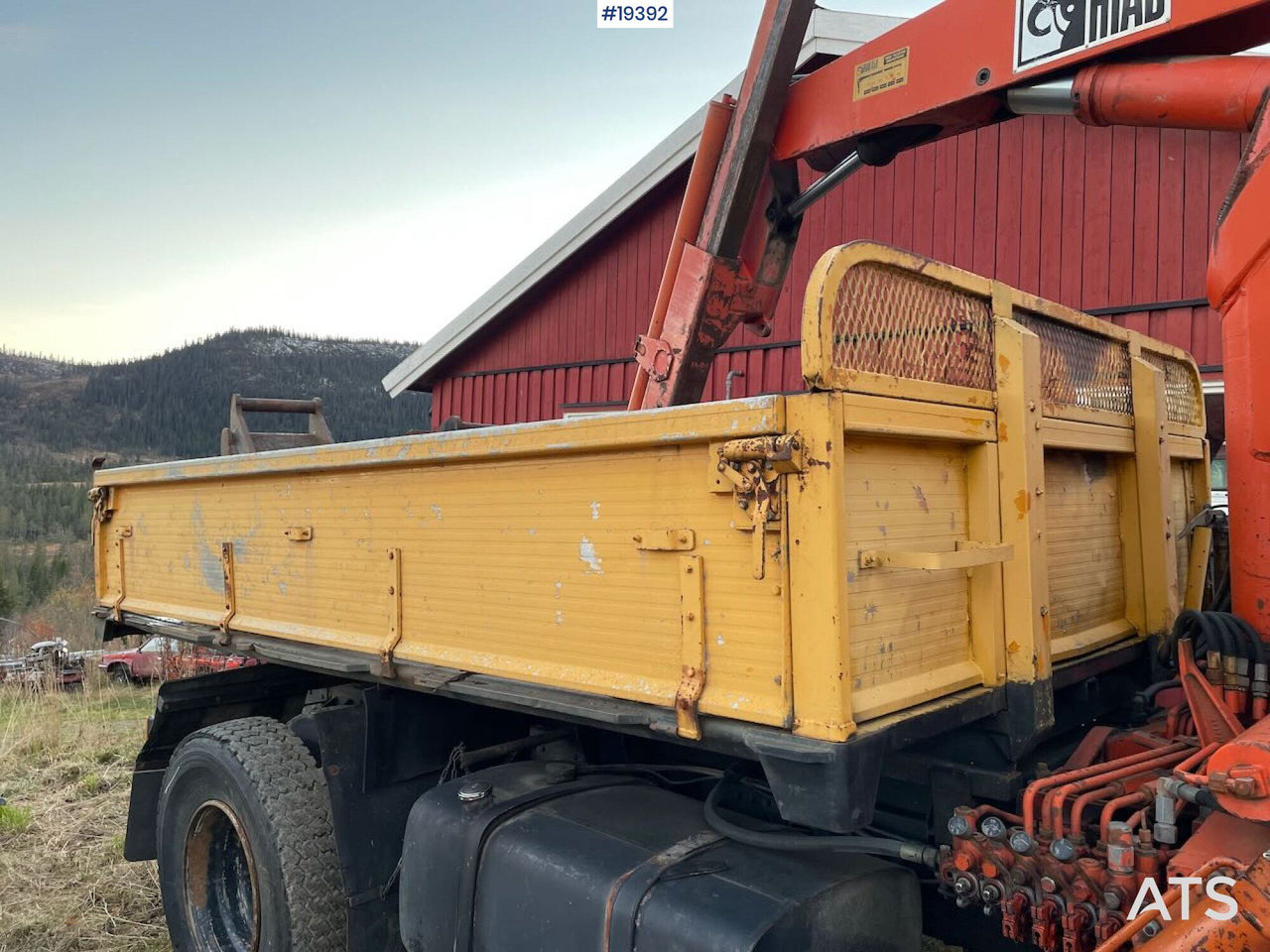 Vrachtwagen met open laadbak, Kraanwagen Volvo N720: afbeelding 38