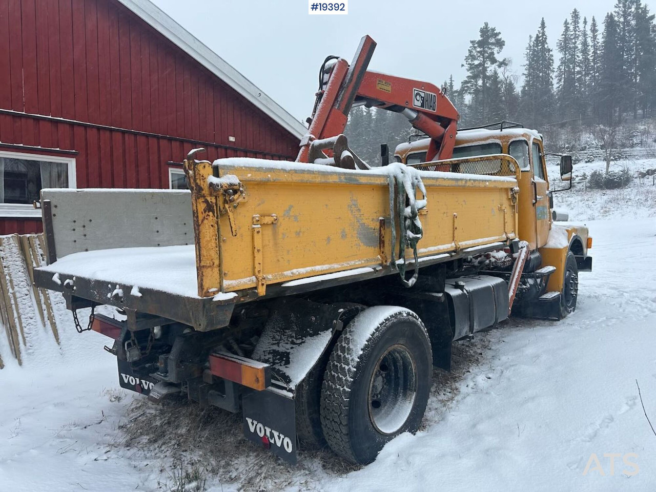 Vrachtwagen met open laadbak, Kraanwagen Volvo N720: afbeelding 50