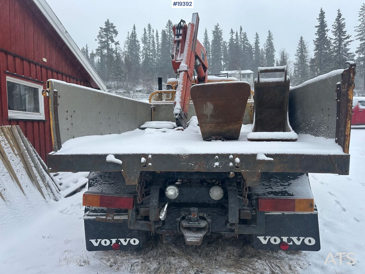 Vrachtwagen met open laadbak, Kraanwagen Volvo N720: afbeelding 51