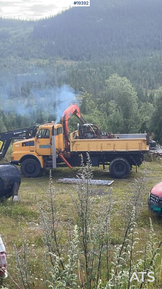 Vrachtwagen met open laadbak, Kraanwagen Volvo N720: afbeelding 22